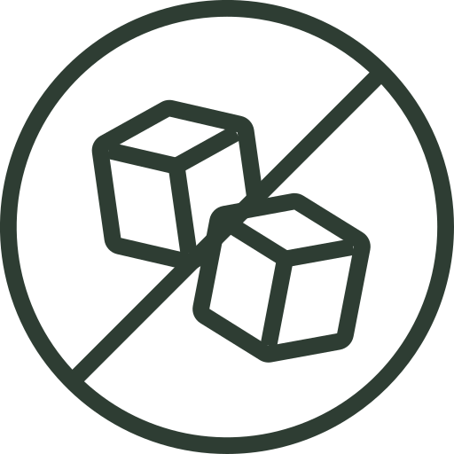 ايقونة تدل على مشروب ناتشرا انه خال من السكر المضاف